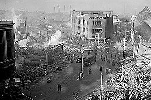 The city centre following the November 14th air raid