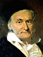 ヨハン・フリードリッヒ・カール・ガウス（Johann Carl Friedrich Gauss(Gauß)