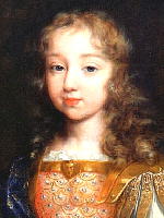 フランス王ルイ14世　5歳のとき