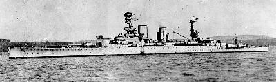 英国海軍巡洋戦艦「レナウン」1916年