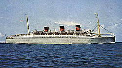 イギリス客船　クイーン・オブ・バミューダ号