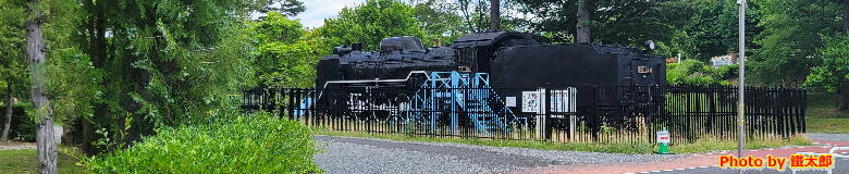 2025/6/20撮影 開成山公園のD51機関車